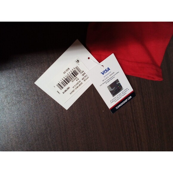 Children's Red  Nike Tee Team USA Wilson #9 T Shirt Size Small New W Tags - Picture 11 of 13